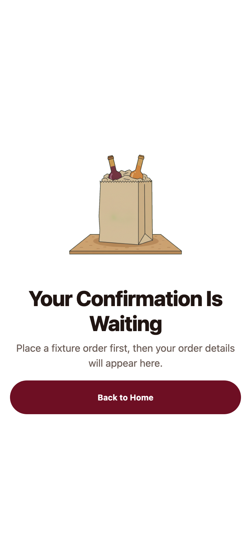 Confirmation before